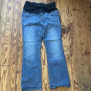 Isabel Maternity by Ingrid & Isabel Dark Blue Boot Cut Jeans